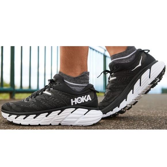 Hoka Gaviota 4 Stability Running Shoes Athletic Comfort Black MISMATCHED 9.5/9